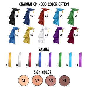 Custom Graduation Acrylic Cake Topper 2026, Personalized Grad Boy Cake Topper, Class of 2026 Party Decor, High School Graduate Gift for Him