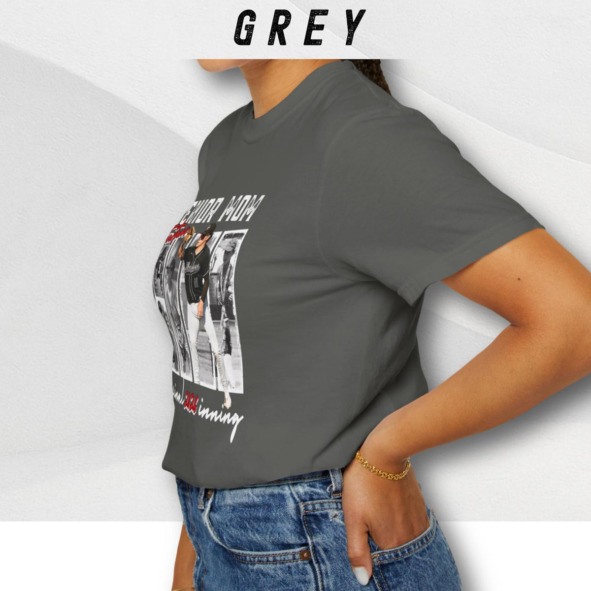 Senior Baseball Mom Shirt 2026, Personalized Photo Collage Shirt, Custom High School Baseball Mom Tee, Senior Season Shirt, Sports Mom Gift