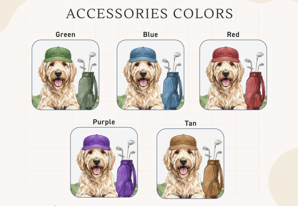 Custom Pet Golf Towel, Custom Dog Golf Towel for Dad, Golf Towel for Father's Day, Personalized Towel