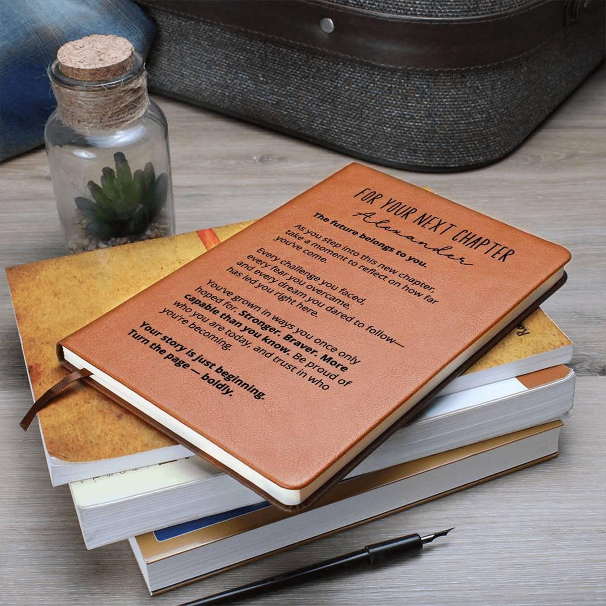 Graduation Gift Personalized Journal for Graduate, Class of 2026 Keepsake, Custom Notebook High School College Grad Gift