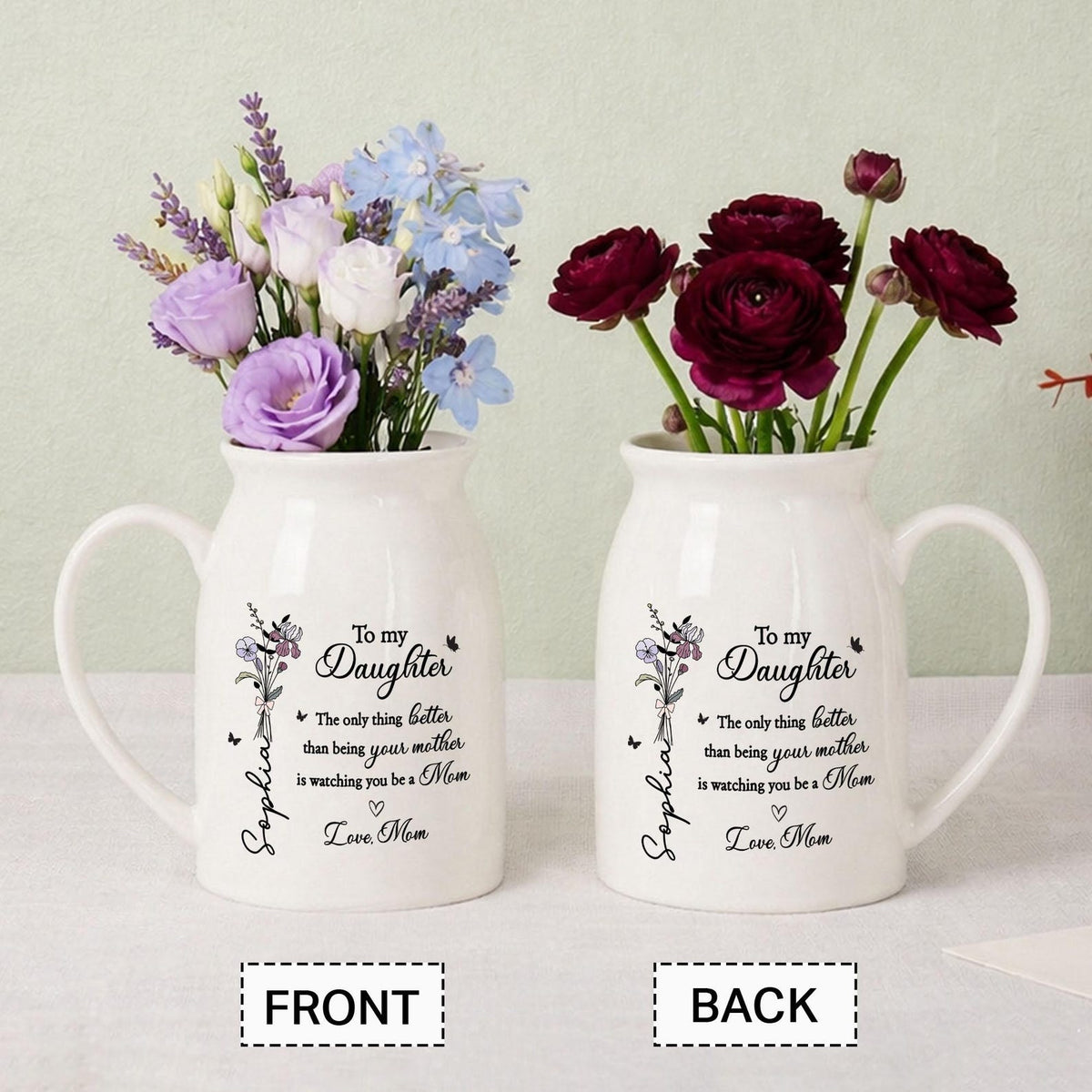 The Only Thing Better Than Being Your Mother Vase, Daughter Flower Vase, New Mom Gift, Mothers Day Gift for Daughter, Daughter Gift from Mom