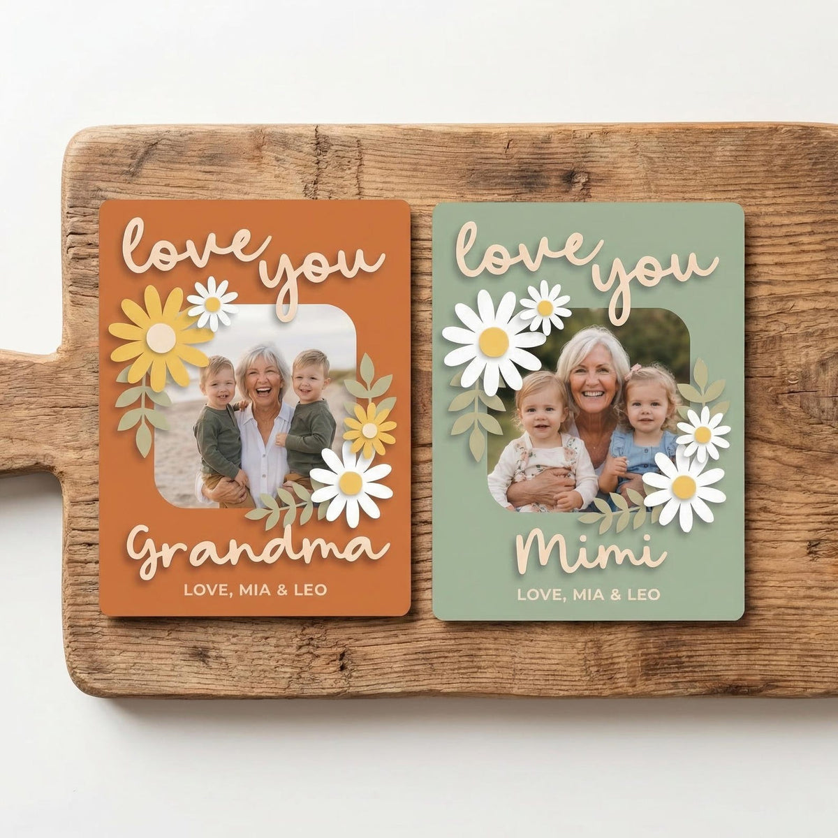 Personalized Photo Magnet for Mom, Love You Magnetic Picture Frame, Mother's Day Gift, Birthday Gifts, Gift for Grandma, Includes Photo