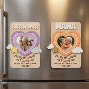 Photo fridge magnet personalized fridge magnet with photo for Mother Grandma gift picture magnet photo frame magnet gift personalized mother's day gift