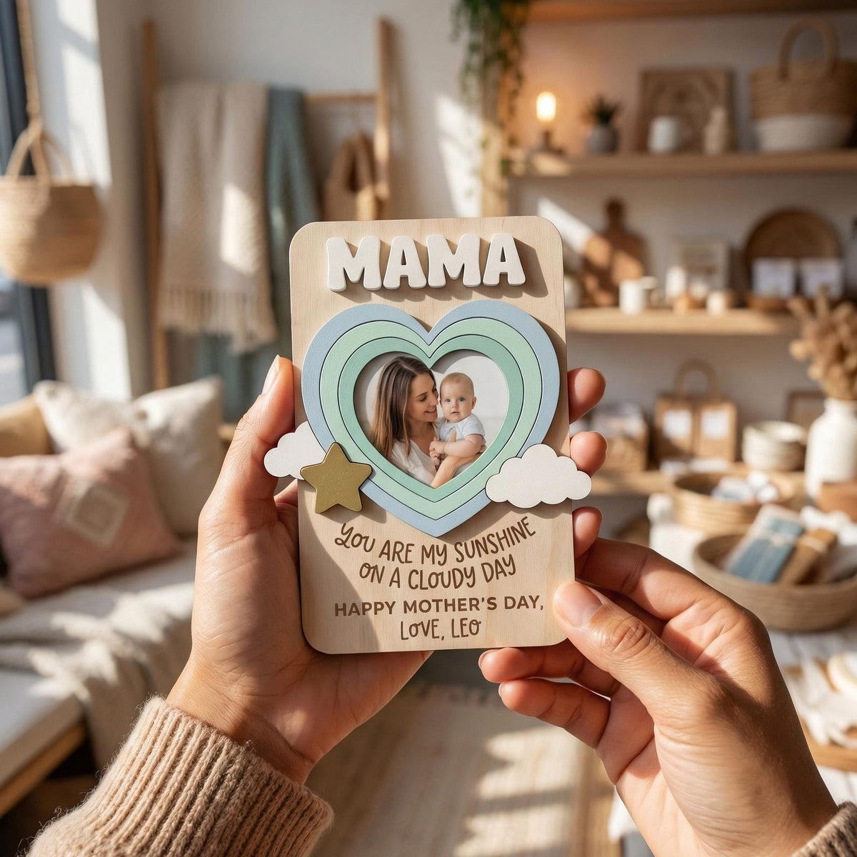 Photo fridge magnet personalized fridge magnet with photo for Mother Grandma gift picture magnet photo frame magnet gift personalized mother's day gift