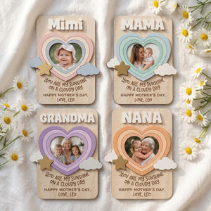 Photo fridge magnet personalized fridge magnet with photo for Mother Grandma gift picture magnet photo frame magnet gift personalized mother's day gift