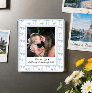 Personalized Photo Mom Fridge Magnet: Custom Mom And Kids Photo Magnet, Mothers Day Gift For Mom, Gift For Grandma, Gift From Kids