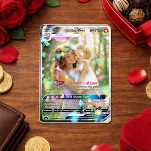 Personalized PKM Mother's Day Card, Custom Photo Card, Best Mama Custom Card, Mothers Day Gift, Gift From Kids, Gift Gifts for Mom