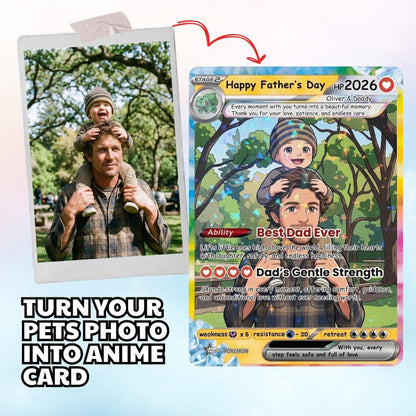 Personalized PKM Card From Photo | Custom Father's Day Holo Card, Birthday Anniversary Gift Father's Day Gift Custom Poke Gift il_1588xN.7842998598_huha.jpg