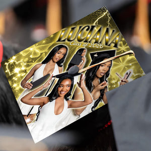 Custom Senior Graduation Cap Topper, Personalized High School Grad Cap Decoration, Senior Gift, Class of 2026