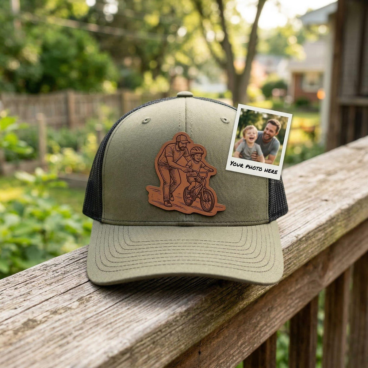 Custom Photo Hats For Dad , Personalized Dad Hat, Father's Day Gifts From Son & Daughter, Gift For Dad, Dad Photo Hat