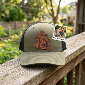 Custom Photo Hats For Dad , Personalized Dad Hat, Father's Day Gifts From Son & Daughter, Gift For Dad, Dad Photo Hat