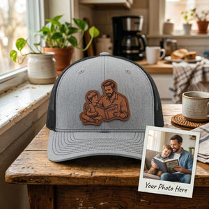 Custom Photo Hats For Dad , Personalized Dad Hat, Father's Day Gifts From Son & Daughter, Gift For Dad, Dad Photo Hat