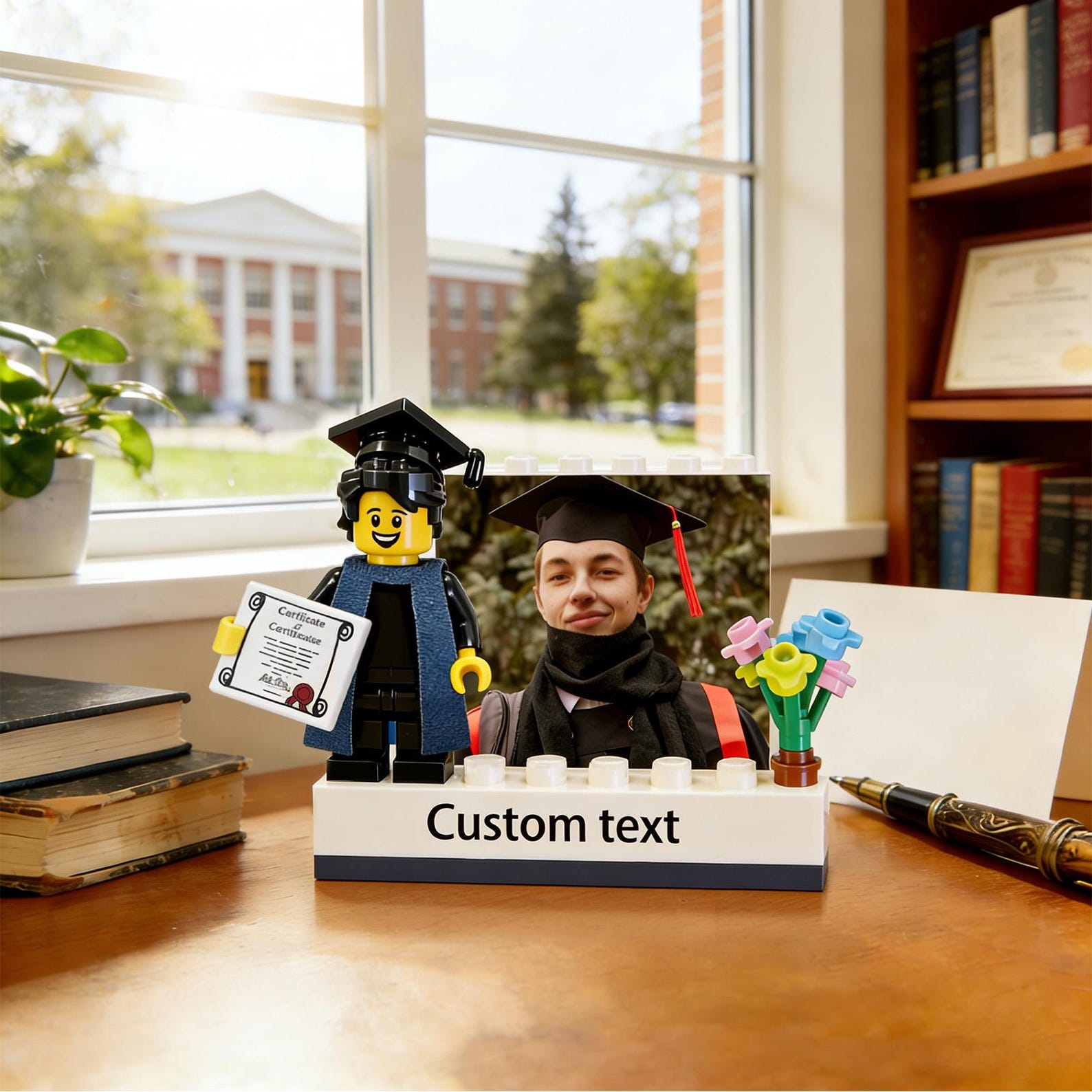 Custom Graduation Figure Building Block,Personalized Name,Hairstyles,Expressions,Gown,Unique Grad Gift 2026,Graduation Plastic Keepsake Gift