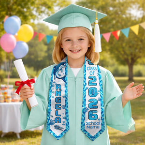 Graduation Stole Class Of 2026, Kid Sash, Kid Stole, Preschool Kindergarten Sash, Gift For Son Daughter,Stole for Boy Girl,Toddler Grad Gift