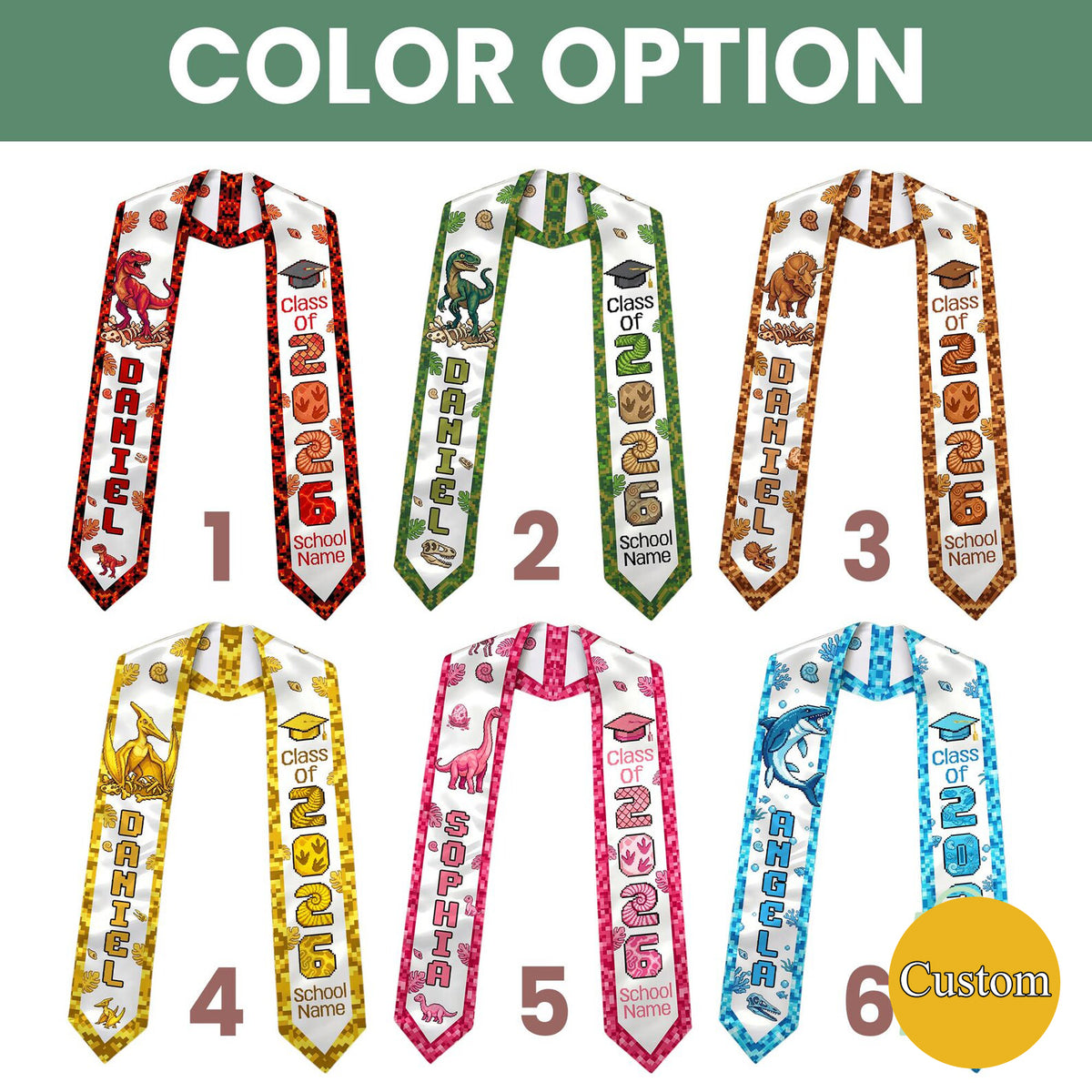 Graduation Stole Class Of 2026, Kid Sash, Kid Stole, Preschool Kindergarten Sash, Gift For Son Daughter,Stole for Boy Girl,Toddler Grad Gift