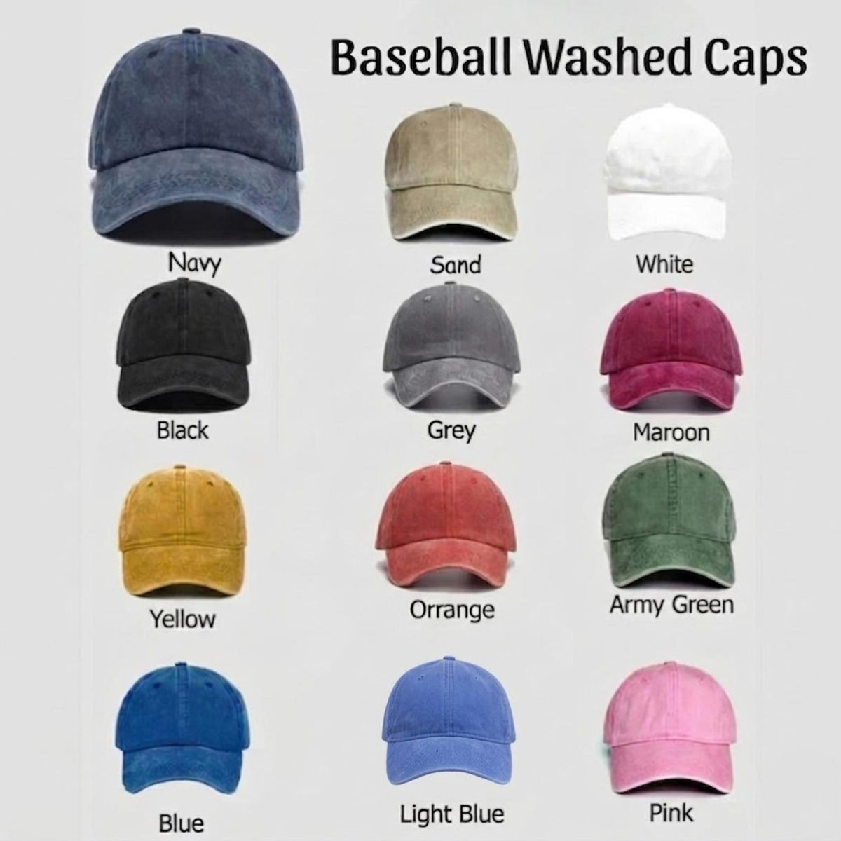 Personalized Grandma Hat with Heart, Custom Mama Mimi Gigi Nana Nini Embroidered Baseball Cap, Mother's Day Gift, Washed Cotton Hat
