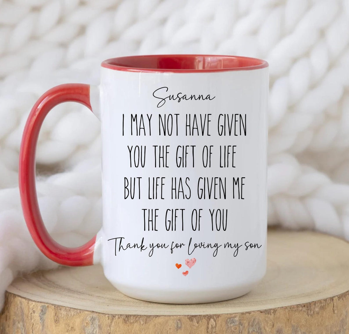 Daughter In Law Gift, Future Daughter In Law Mug Gift for Bride to be, Wedding Gift, Son's Wife for Birthday Gift, Coffee Cup