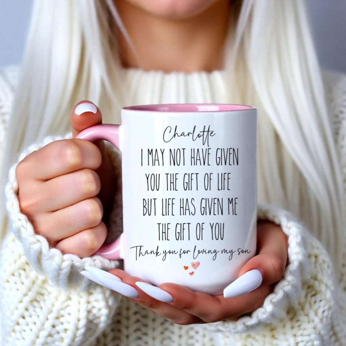 Daughter In Law Gift, Future Daughter In Law Mug Gift for Bride to be, Wedding Gift, Son's Wife for Birthday Gift, Coffee Cup