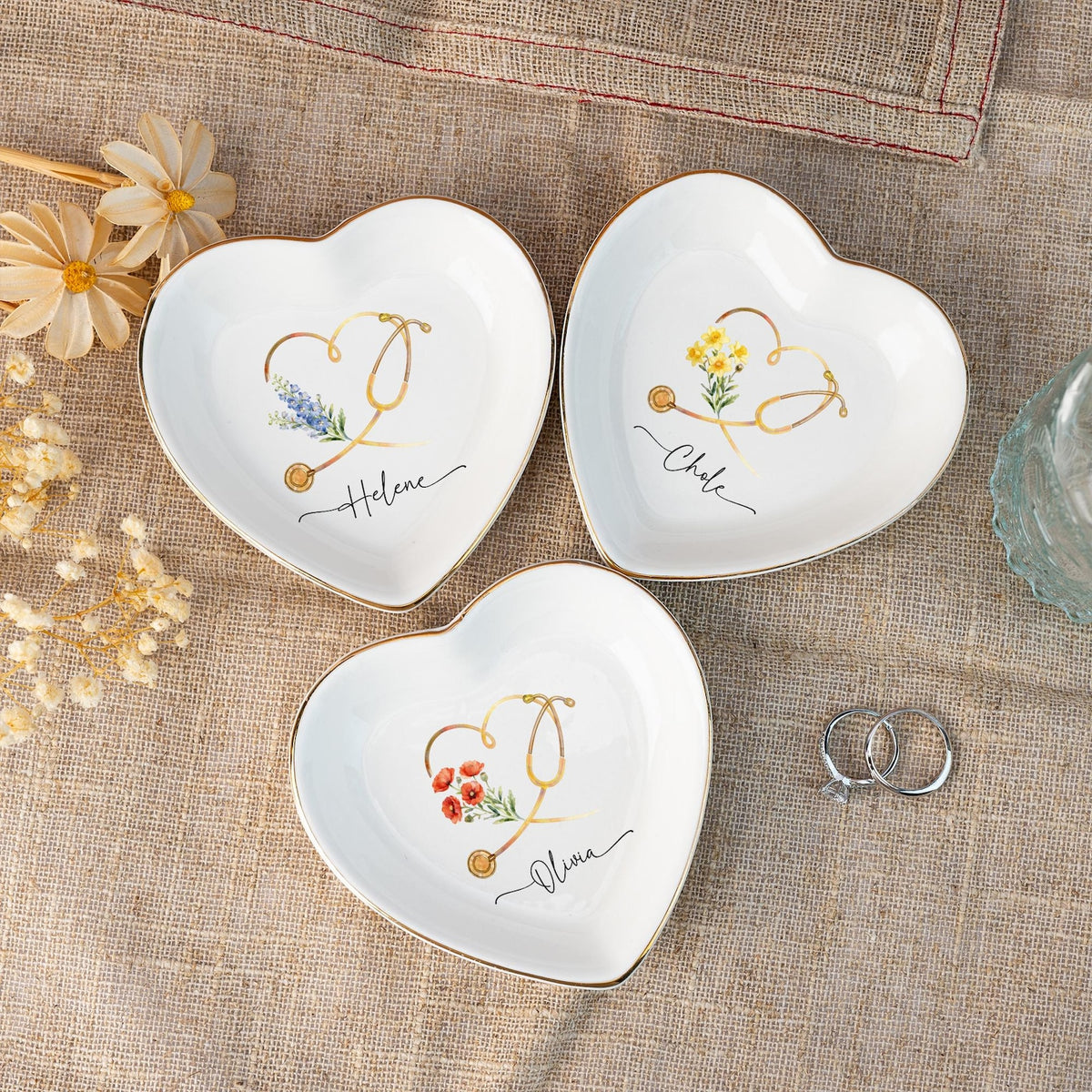 Nurse Appreciation Gifts,Nurse Graduation Jewelry Dish,Doctor Graduation Gifts,Medical School Graduation Gifts,Grad Gifts for Nurse/Doctor
