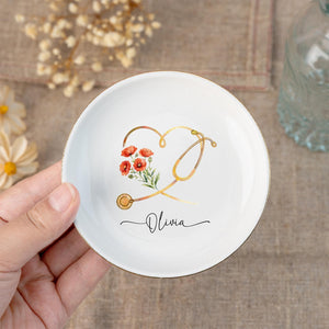 Nurse Appreciation Gifts,Nurse Graduation Jewelry Dish,Doctor Graduation Gifts,Medical School Graduation Gifts,Grad Gifts for Nurse/Doctor