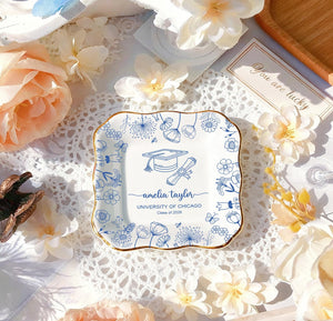 Personalized Graduation Ring Dish,Custom 2026 Jewelry Trinket Tray for Her,College Grad Gift,Grad Party Favors,Graduation Gifts for Daughter
