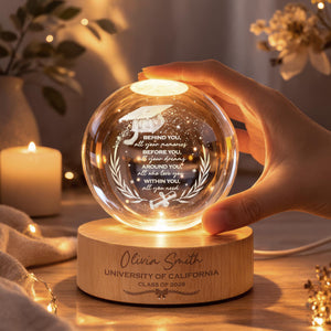 Graduation Crystal Ball Night Light, Graduation Gift, Class of 2026, Senior 2026 Gift,Highschool College Graduation Gift For Bestie,Daughter
