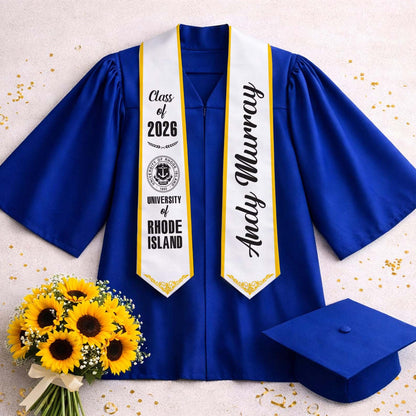 Personalized Graduation Stole Class of 2026, Custom Name Senior Graduation Sash, Gift for Daughter Son