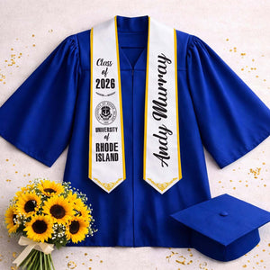 Personalized Graduation Stole Class of 2026, Custom Name Senior Graduation Sash, Gift for Daughter Son