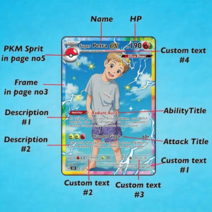 Personalized Mother s Day Pokemon Card, Custom Pokemon Photo Cards, Gifts for Gamer Mom, Mother s Day Gift, Custom Pokemon Trainer Card