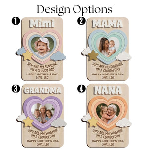 Photo fridge magnet personalized fridge magnet with photo for Mother Grandma gift picture magnet photo frame magnet gift personalized mother's day gift