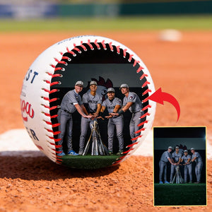 Custom Baseball for Dad Custom Photo Baseball, Personalized Team Gift, Coach Keepsake Ball Father's Day Gift