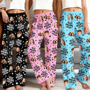 Custom Photo Pajama Pants, Personalized Mother's Day Gift, Kids and Dogs Sleepwear