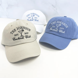 Custom Embroidered Bachelorette Hat, Personalized Cap, Bridesmaid Gift, Gift For Bride, Bachelorette Party, Bridal Party Gift