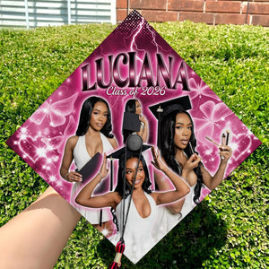 Custom Senior Graduation Cap Topper, Personalized High School Grad Cap Decoration, Senior Gift, Class of 2026