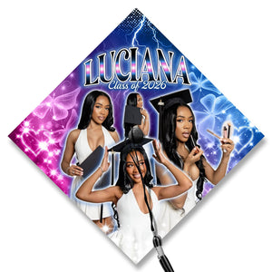 Custom Senior Graduation Cap Topper, Personalized High School Grad Cap Decoration, Senior Gift, Class of 2026