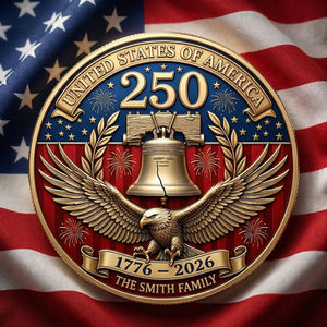 1776-2026,250TH Anniversary U.S.A. Commemorative Challenge Hobo Nickel Coin,250th Anniversary Challenge Coin Commemorative Collectible MS460