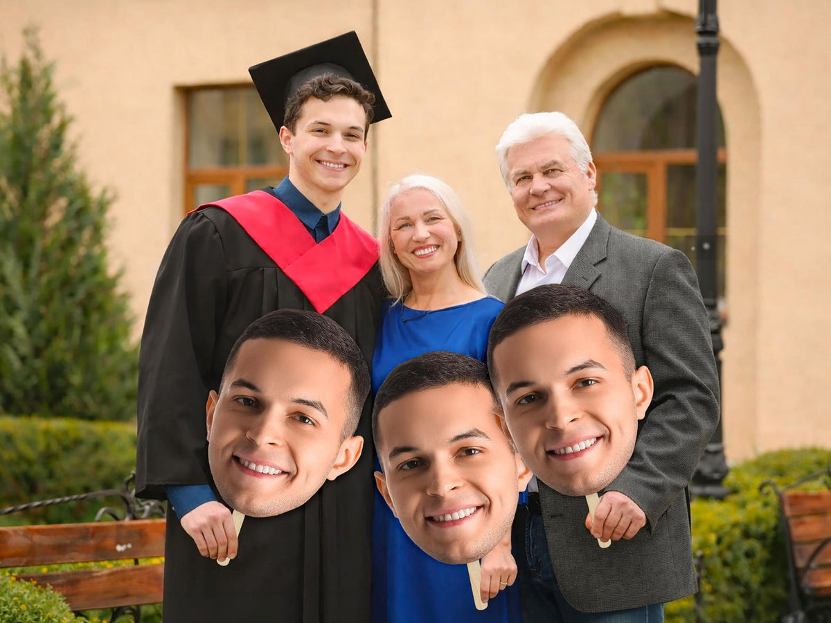 Graduation 2026, Big Head Face Cutouts, Graduation Fan, Class of 2026, Big Heads on a Stick, Face on a Stick, Gift for Graduate