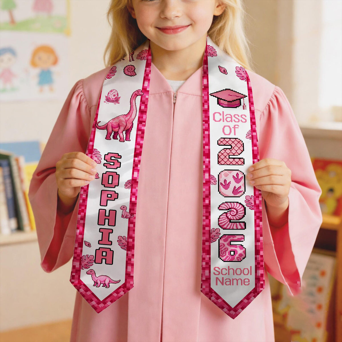 Graduation Stole Class Of 2026, Kid Sash, Kid Stole, Preschool Kindergarten Sash, Gift For Son Daughter,Stole for Boy Girl,Toddler Grad Gift