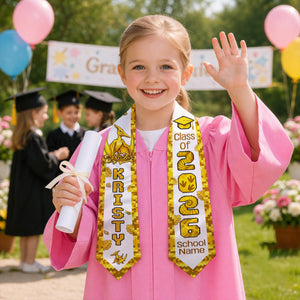 Graduation Stole Class Of 2026, Kid Sash, Kid Stole, Preschool Kindergarten Sash, Gift For Son Daughter,Stole for Boy Girl,Toddler Grad Gift