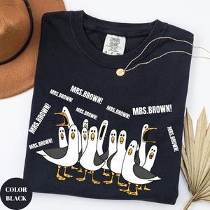 Comfort Colors Custom Seagulls Teacher Shirt, Funny Teacher Tee, Teacher Appreciation Gift, Funny Personalized Teacher Nemo T-shirt