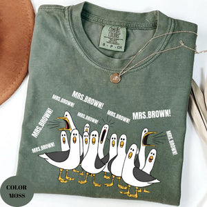 Comfort Colors Custom Seagulls Teacher Shirt, Funny Teacher Tee, Teacher Appreciation Gift, Funny Personalized Teacher Nemo T-shirt