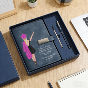 Personalized Graduation Notebook 2026, Custom Name Journal for Her, Class of 2026, Graduation Gifts for Her, College Grad Gift for Daughter