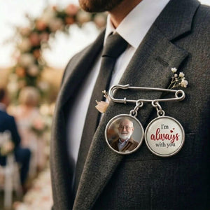 Custom Lapel Pin With Photo Charms Personalized Lapel Pin, Graduation Day Memorial, Graduation Lapel Pin, Graduation Gown Pin