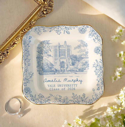 Custom University Jewelry Dish, Custom Graduation Gifts, College Graduation Ring Dish, Gifts For Her, Grad Gifts For Daughter, Class Of 2026