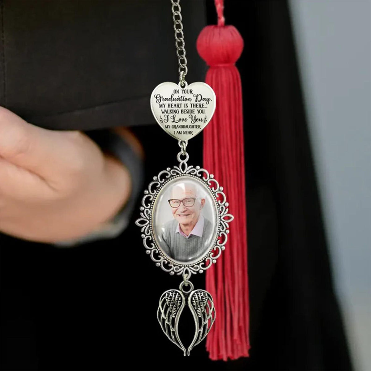 Custom Photo Tassel Charms for Graduation Cap, Personalized Memorial Tassel Charm, 2026 Graduation Gifts