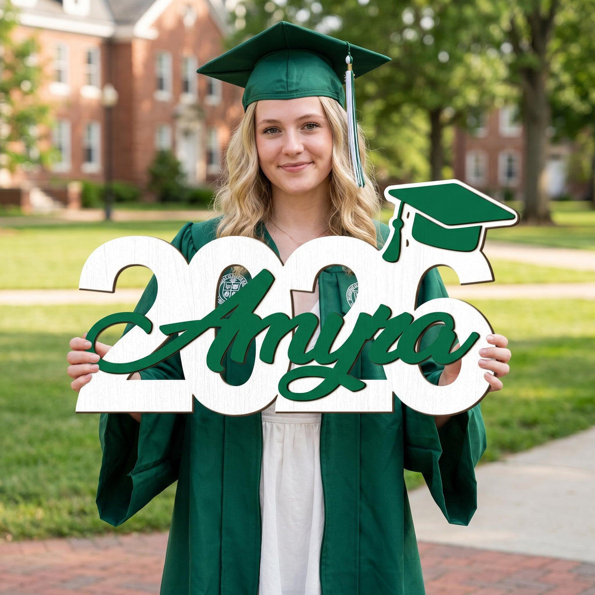 Personalized Graduation Party Sign, Custom Wooden Graduation Decorations, Graduation Party Decor, Gift Table Photo Prop - Class of 2026