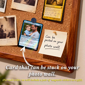 Custom MTG Style Cards, Personalized Father's Day Magic Card, New Dad, Husband, Birthday Gift