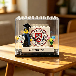 Custom Graduation Figure Building Block,Personalized Name,Hairstyles,Expressions,Gown,Unique Grad Gift 2026,Graduation Plastic Keepsake Gift