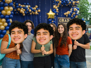 Graduation 2026, Big Head Face Cutouts, Graduation Fan, Class of 2026, Big Heads on a Stick, Face on a Stick, Gift for Graduate