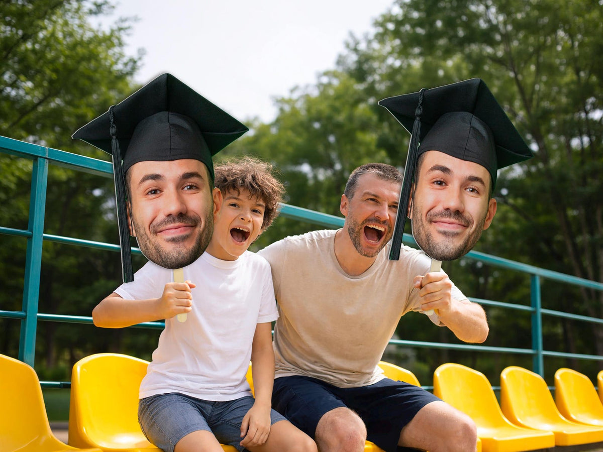 Graduation 2026, Big Head Face Cutouts, Graduation Fan, Class of 2026, Big Heads on a Stick, Face on a Stick, Gift for Graduate